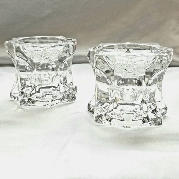 Mikasa Sparkling Star Candle Holders - Picture 4 of 6